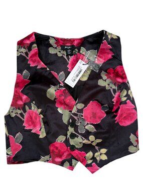 Nasty Gal women's vest with a floral print